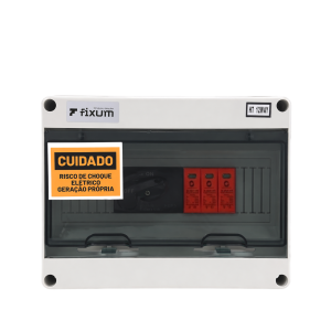 String Box 1000V 1E-1S (12 DIN) com chave seccionadora