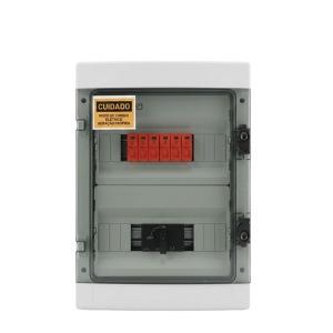 String Box 1000V 2E-2S (24 DIN) com chave seccionadora