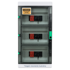 String Box 600V 6E-6S 3MPPT com chave seccionadora